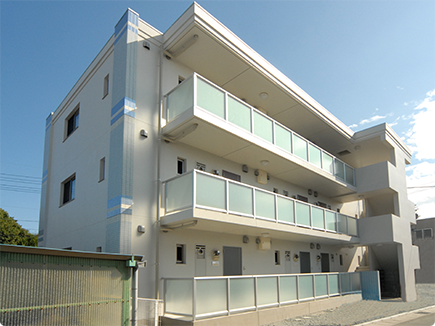 The reinforced concrete floor dormitory is complete!